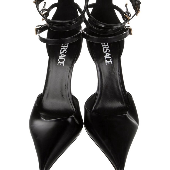 Versace Leather D’Orsay Pumps - Picture 4 of 5